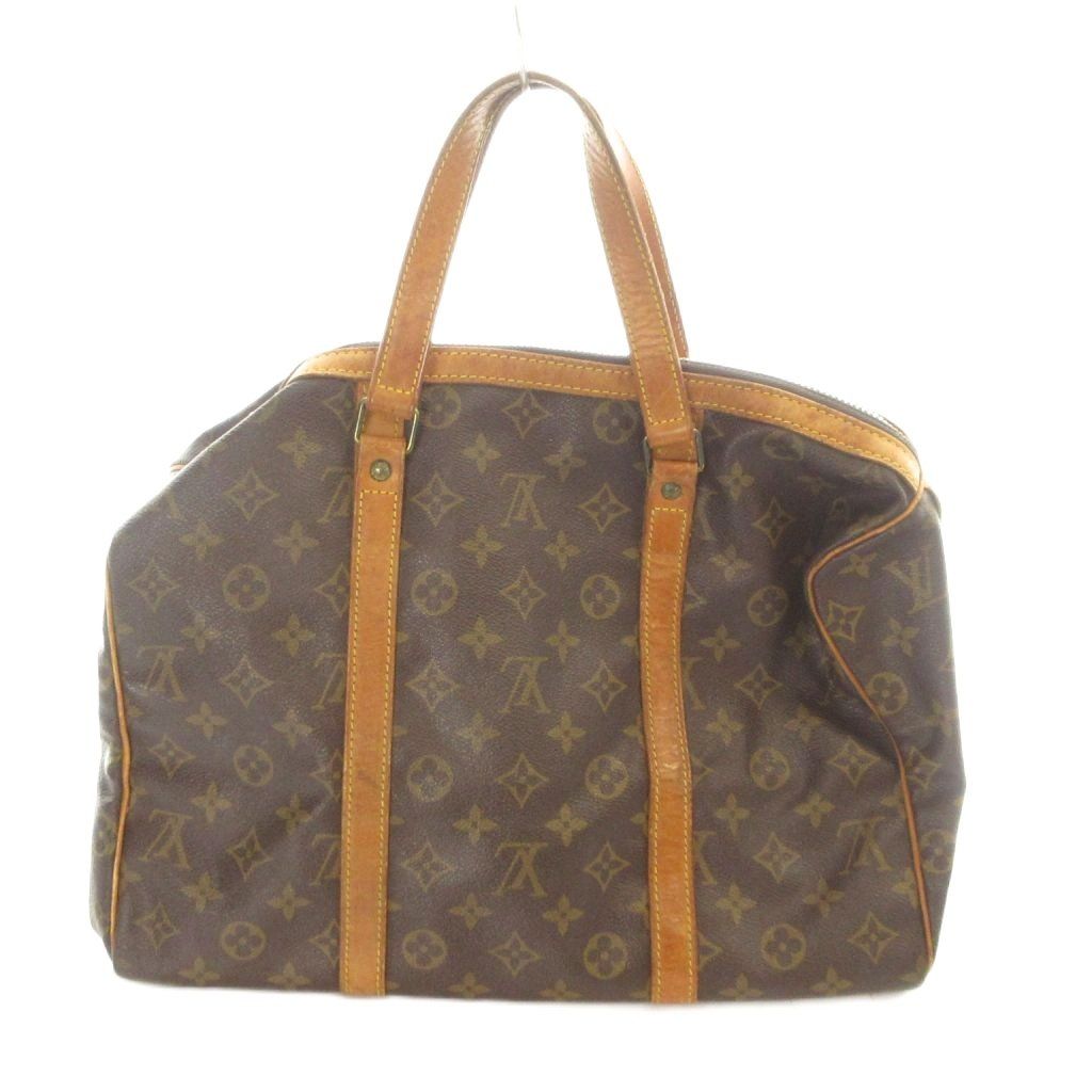 Louis Vuitton Sac Souple 35 Mini Boston Bag Monogram Leather Logo Brown — view 2