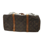 Louis Vuitton Sac Souple 35 Mini Boston Bag Monogram Leather Logo Brown — view 5