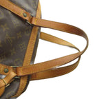 Louis Vuitton Sac Souple 35 Mini Boston Bag Monogram Leather Logo Brown — view 3