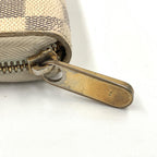 Louis Vuitton Damier Azur Zippy Organizer Zip Around Wallet White — view 3