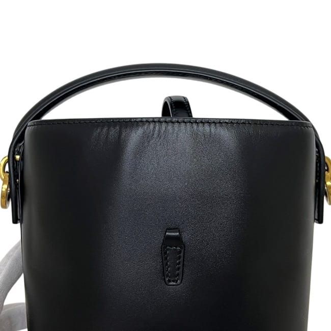 Saint Laurent Paris Shoulder Bag 37 Mini 2-Way Leather Black YSL — view 7
