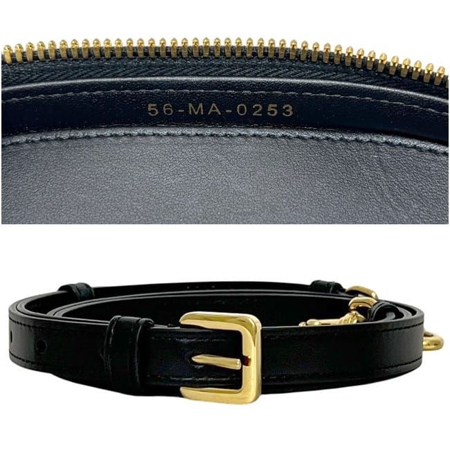 Dior Mini Vanity Shoulder Bag Leather Black — view 4