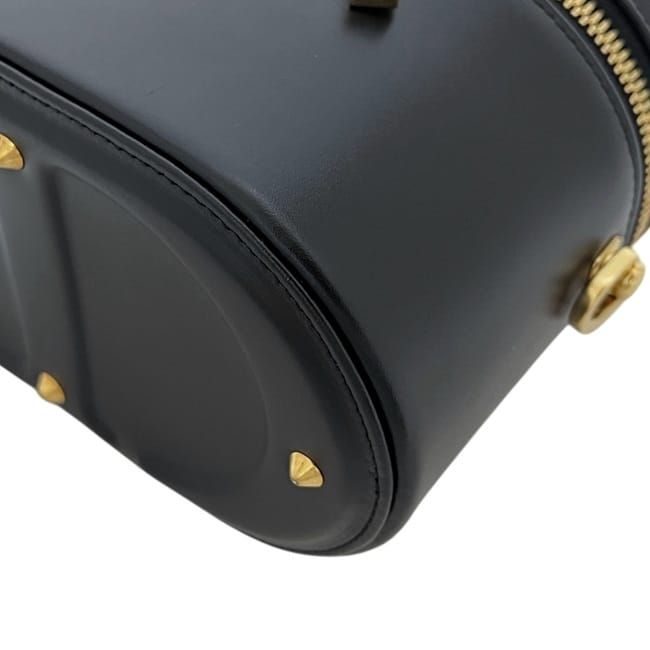 Dior Mini Vanity Shoulder Bag Leather Black — view 9