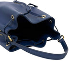Prada Drawstring Shoulder Bag 2-Way Hand 1 BE 032 158 Saffiano Leather Azzurro — view 8