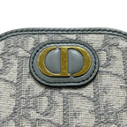Dior Von Shoulder Chain Bag Oblique 30 Montaigne Utzq Canvas Gray CD — view 6