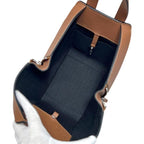 Loewe 2-Way Hammock Compact Shoulder Bag Anagram Smooth Leather Tan Brown — view 4