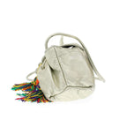 Loewe Multi Tassel Fly Gilet Shoulder Bag Silver — view 4