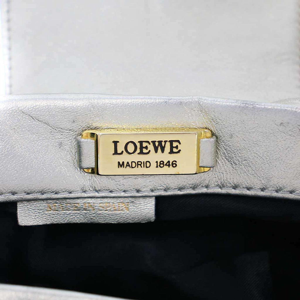 Loewe Multi Tassel Fly Gilet Shoulder Bag Silver — view 6