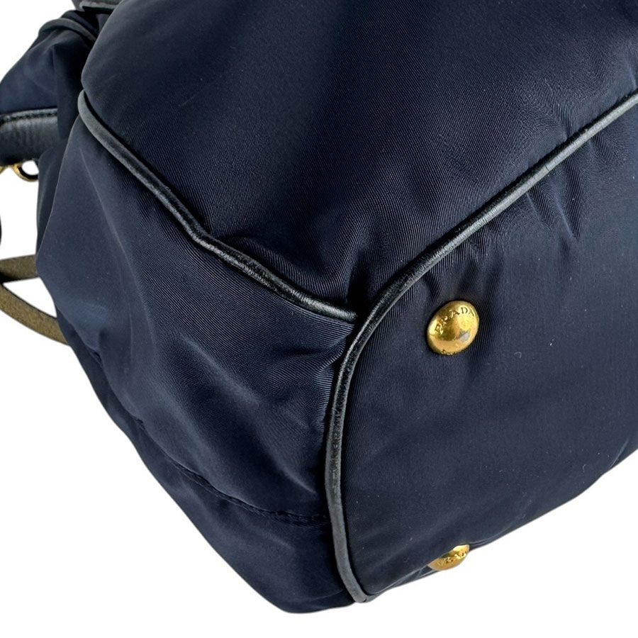 Prada Shoulder Bag Navy — view 9