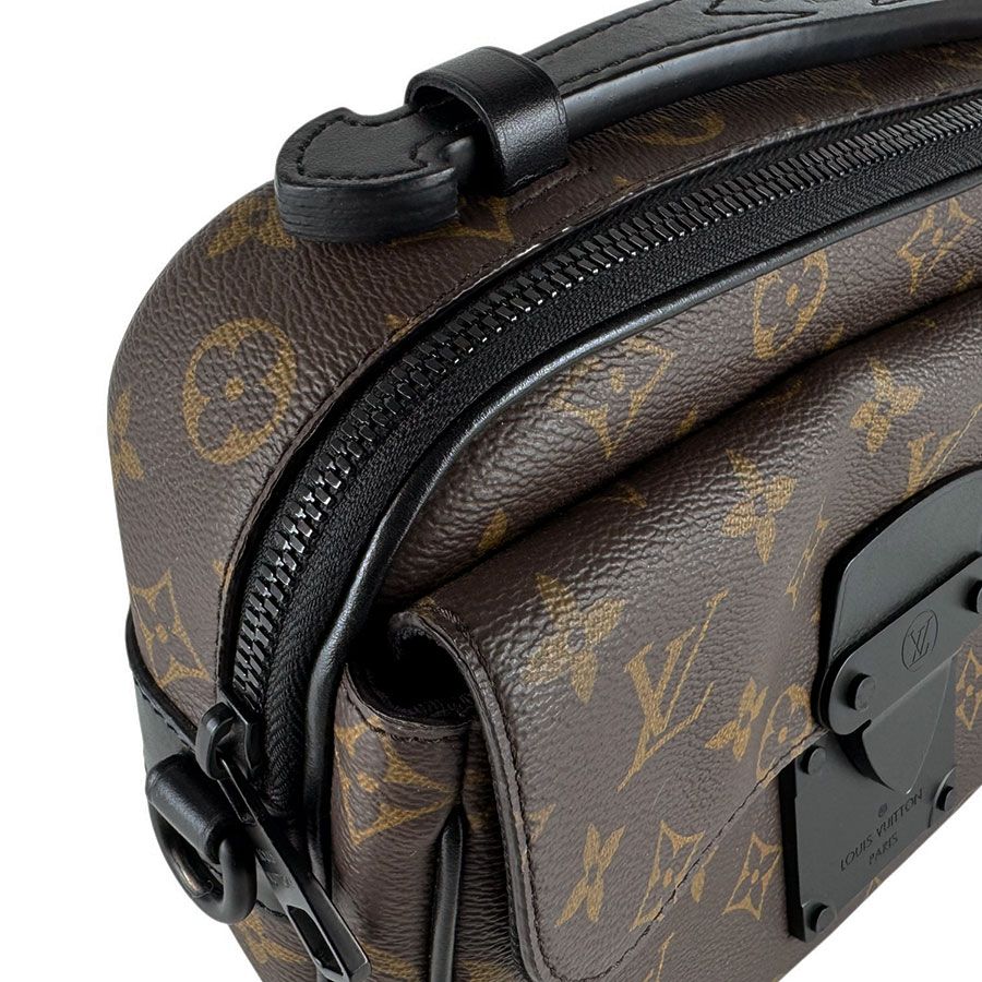 Louis Vuitton Shoulder Bag Monogram Macassar S Rock Messenger — view 7