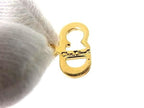 Dior Necklace CD Logo Gold Metal Rhinestone Vintage — view 4
