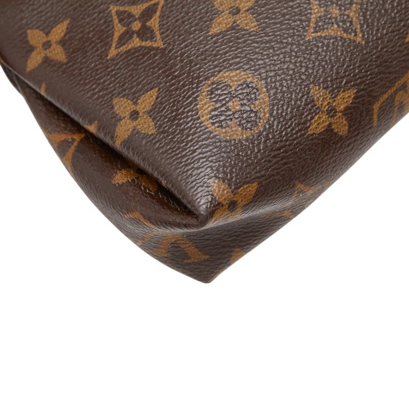 Louis Vuitton Monogram Pallas Clutch Chain 2-Way Shoulder Bag Brown Cerise — view 7