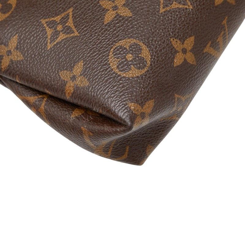 Louis Vuitton Monogram Pallas Clutch Chain 2-Way Shoulder Bag Brown Cerise — view 5