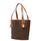 Celine Macadam Tote Bag Brown Leather — view 2