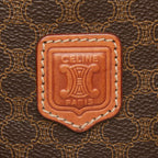 Celine Macadam Tote Bag Brown Leather — view 8