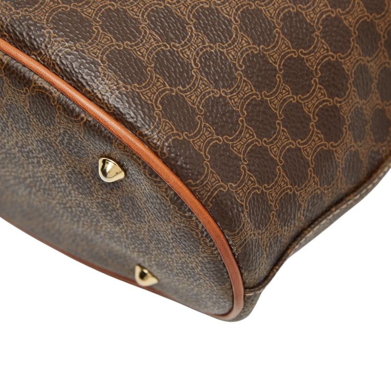 Celine Macadam Tote Bag Brown Leather — view 6