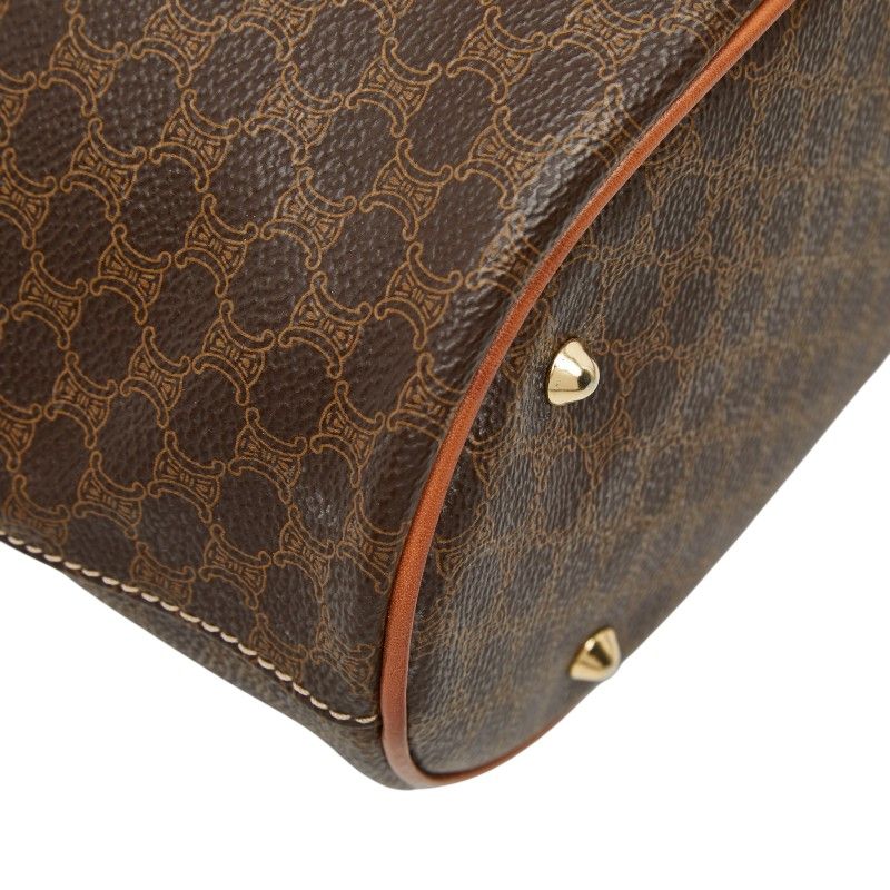 Celine Macadam Tote Bag Brown Leather — view 5