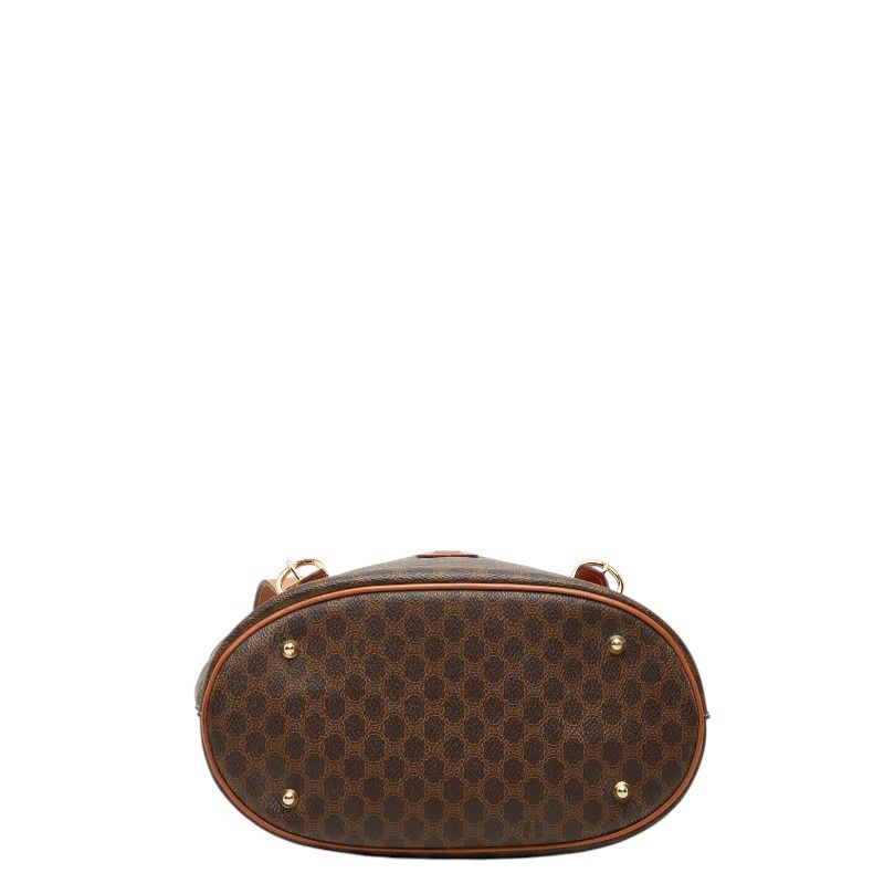 Celine Macadam Tote Bag Brown Leather — view 3