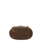 Celine Macadam Tote Bag Brown Leather — view 3