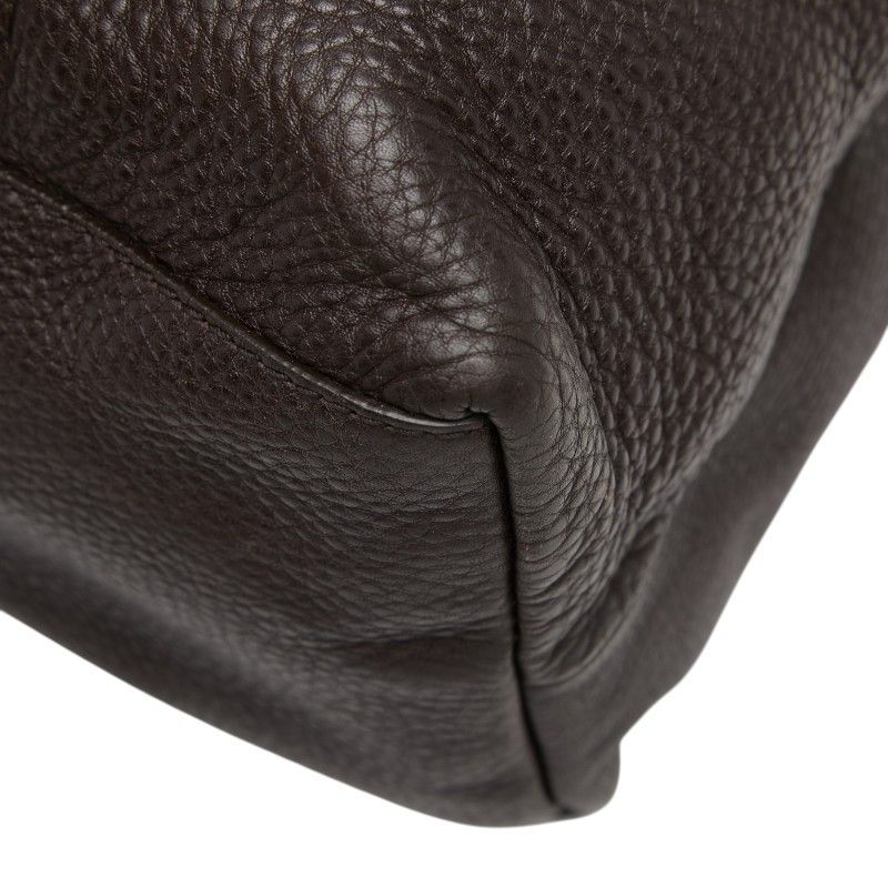 Gucci Tote Bag Brown Leather — view 6