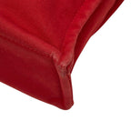Hermes Deauville MM Tote Bag Red Cotton — view 4
