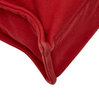 Hermes Deauville MM Tote Bag Red Cotton — view 5