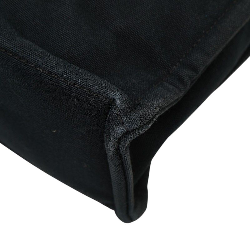 Hermes Fourre Tout MM Tote Bag Black Gray Cotton — view 6