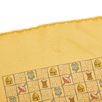 Hermes Carre 45 Handkerchief Scarf Yellow Multicolor Silk — view 4