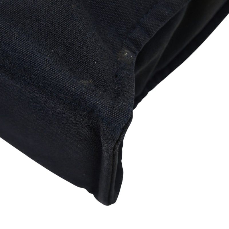Hermes Fourre Tout MM Tote Bag Navy Brown Cotton — view 4