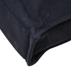 Hermes Fourre Tout MM Tote Bag Navy Brown Cotton — view 6