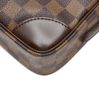 Louis Vuitton Damier Trocadero 27 Crossbody Shoulder Bag Brown Leather — view 6