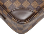Louis Vuitton Damier Trocadero 27 Crossbody Shoulder Bag Brown Leather — view 5