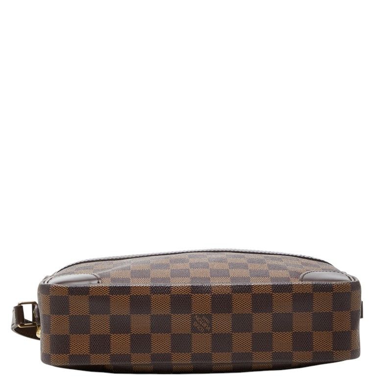 Louis Vuitton Damier Trocadero 27 Crossbody Shoulder Bag Brown Leather — view 3