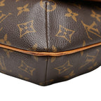 Louis Vuitton Monogram Musette Crossbody Shoulder Bag Brown Leather — view 4