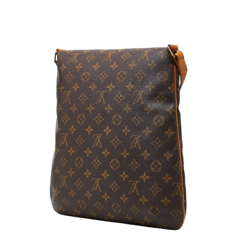 Louis Vuitton Monogram Musette Crossbody Shoulder Bag Brown Leather — view 2