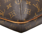 Louis Vuitton Monogram Musette Crossbody Shoulder Bag Brown Leather — view 5