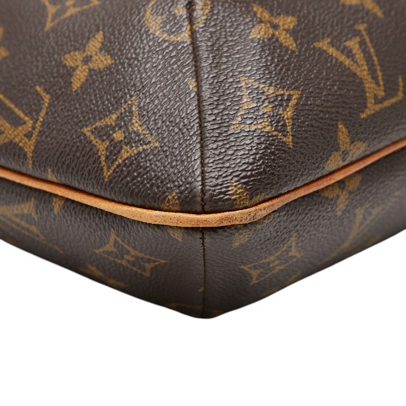 Louis Vuitton Monogram Musette Crossbody Shoulder Bag Brown Leather — view 5