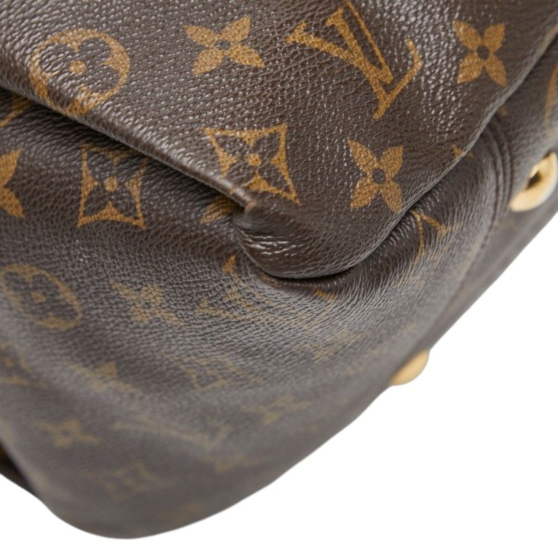 Louis Vuitton Monogram Artsy MM Shoulder Bag Brown Leather — view 7
