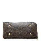 Louis Vuitton Monogram Artsy MM Shoulder Bag Brown Leather — view 3