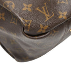 Louis Vuitton Monogram Artsy MM Shoulder Bag Brown Leather — view 5