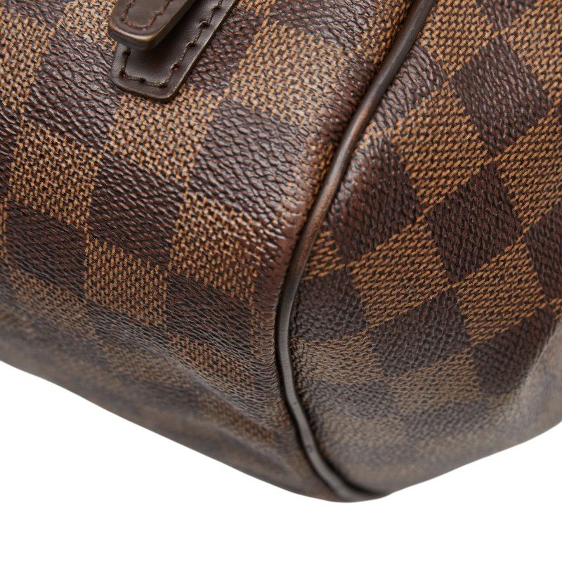 Louis Vuitton Damier Rivington PM Tote Shoulder Bag Brown Leather — view 6