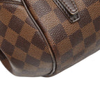 Louis Vuitton Damier Rivington PM Tote Shoulder Bag Brown Leather — view 5