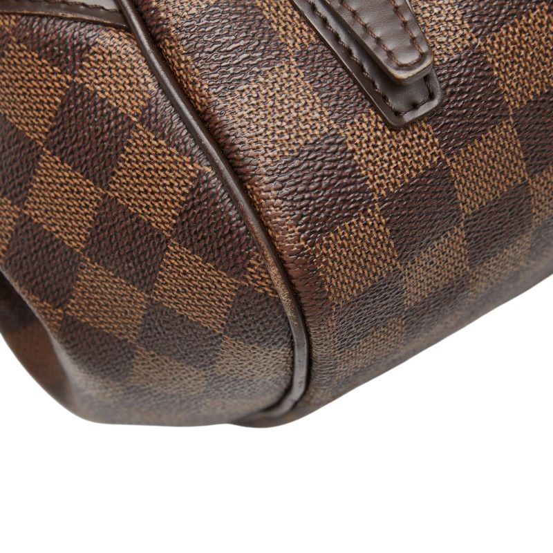 Louis Vuitton Damier Rivington PM Tote Shoulder Bag Brown Leather — view 5