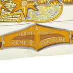 Hermes Carre 90 Armets en Panache Feather Cavalry Helmet Scarf Multicolor Silk — view 2