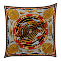 Hermes Carre 70 Pleats Dream Space Reves D'espace Scarf Multicolor Silk