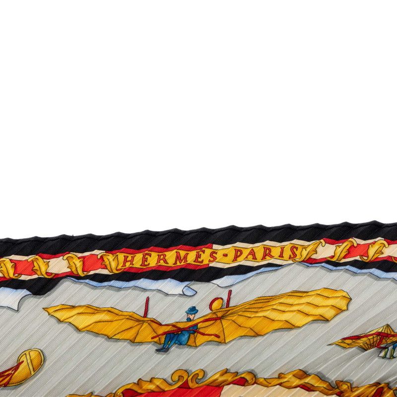 Hermes Carre 70 Pleats Dream Space Reves D'espace Scarf Multicolor Silk — view 5