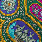 Hermes Qalamdan Scarf Blue Silk — view 4