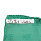 Hermes Carre 90 Napoleon Scarf Green — view 8