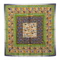 Hermes Carre 90 Chasse en Inde Indian Hunting Scarf Green Silk