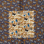 Hermes Carre 90 Chasse en Inde Indian Hunting Scarf Green Silk — view 2